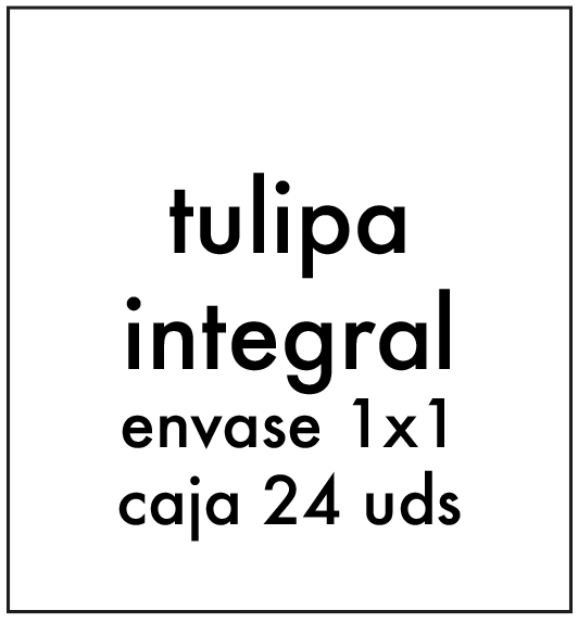 TULIPA INTEGRAL ENVASADA 1X1 CAJA X 24 UNIDADES