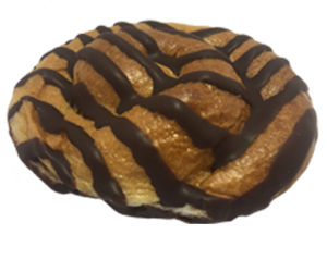 ENSAIMADA BAÑADA CACAO CUBETA 1,250 KG TIENDAS