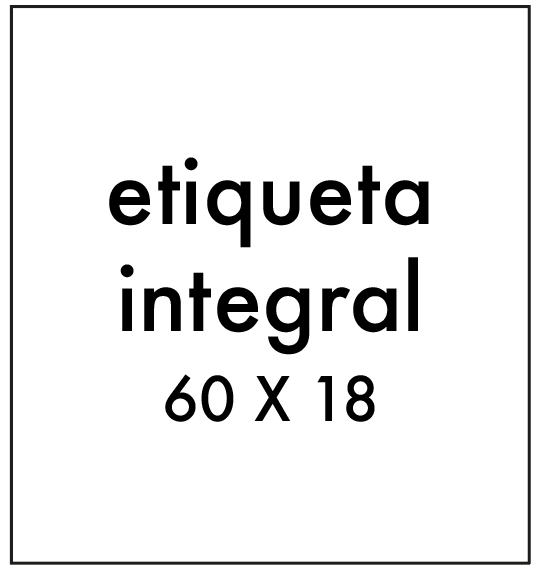 ETIQUETA 60X18 INTEGRAL